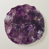 アメジスト結晶 ラウンドクッション (裏面)