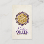 アメジスト蓮の黄金の種子 名刺 (正面)