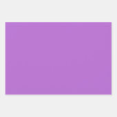 アメジスト薄紫ラベンダーパープルシェード3トーン ラッピングペーパーシート (正面2)