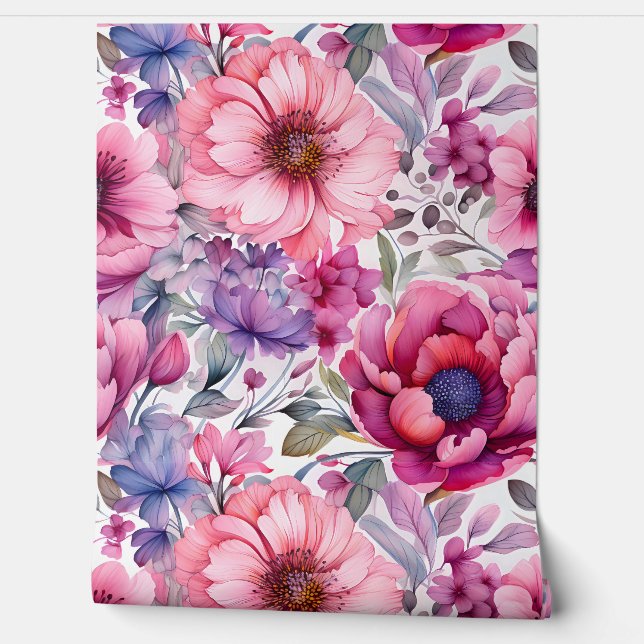 アメジスト開花ラプソディボタニカル 壁紙 (ほどく)