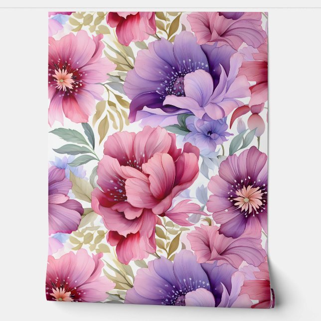 アメジスト開花ラプソディボタニカル 壁紙 (ほどく)