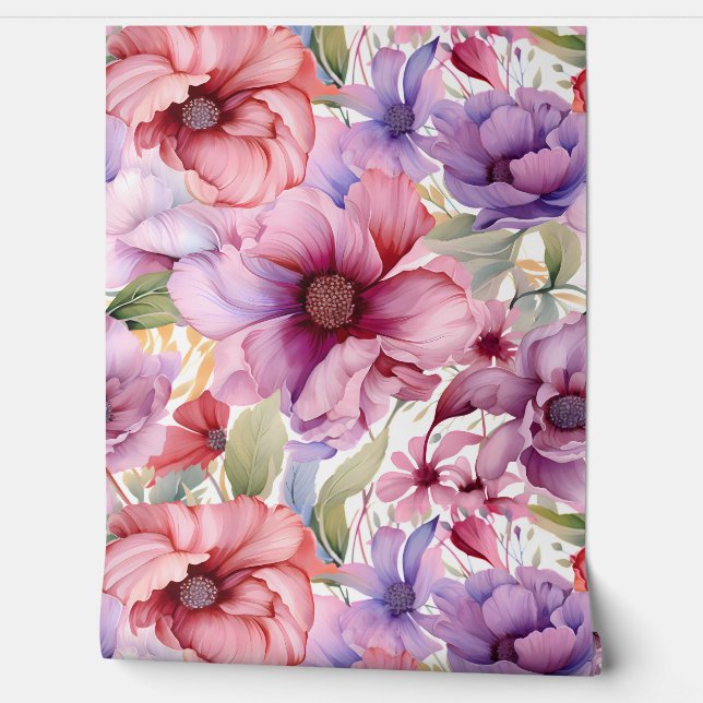 アメジスト開花ラプソディボタニカル 壁紙 (ほどく)