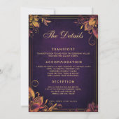 アメジスト開花: The Eternal Union 招待状 (裏面)