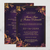 アメジスト開花: The Eternal Union 招待状 (正面/裏面)