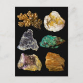 アメジスト雲母銅バライトマラカイトヘードロックス  ポストカード (正面)