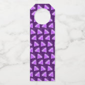 アメジスト33回結婚記念パープル・プリー ボトルネックタグ (裏面)