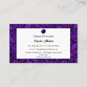 アメジスト&アメジストクリスタルボールロイヤリティカード 紹介カード (裏面)