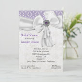 アメジスト ブライダルシャワーの招待状 招待状 (スタンド正面)