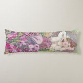 アメジスト（4つの宝石）、アルフォンスミュシャ ボディピロー (正面)