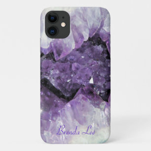 アメジストGeode 3Dルックケース*パーソナライズ* iPhone 11 ケース