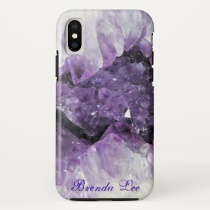 アメジストGeode 3D *パーソナライズ* iPhone X ケース