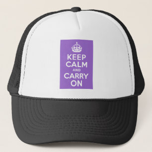 アメジストKeep Calm and Carry On キャップ