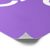 アメジストKeep Calm and Carry On ポスター (角)