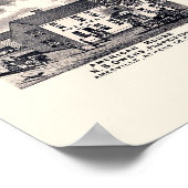 アメスビル， OHパノラママップ – 1875 ポスター (角)