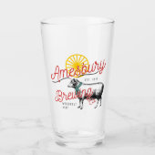 アメズベリーブルワリーピントグラス タンブラーグラス (正面)