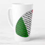 アメッイタリアンク選手 カフェラテマグ (左アングル)