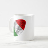 アメッイタリアンク選手 コーヒーマグカップ (正面左)