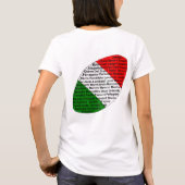 アメッイタリアンク選手 Tシャツ (裏面)