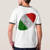 アメッイタリアンク選手 Tシャツ (裏面フル)