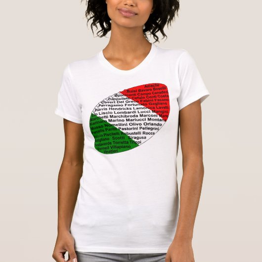 アメッイタリアンク選手 Tシャツ (正面)