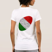 アメッイタリアンク選手 Tシャツ (裏面)