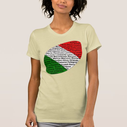 アメッイタリアンク選手 Tシャツ (正面)