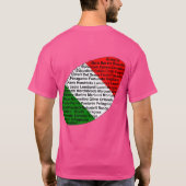 アメッイタリアンク選手 Tシャツ (裏面)