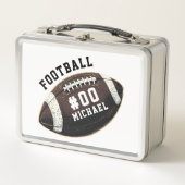 アメッパーソナライズされたカの名前と番号 メタルランチボックス (正面)