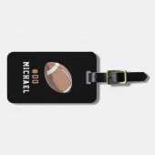 アメッパーソナライズされたカの名前と番号 ラゲッジタグ (正面横)