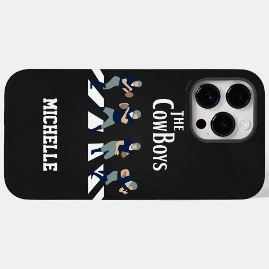 アメッパーソナライズされたカーチーム・カウボーイズ Case-Mate iPhoneケース (裏面 (横))