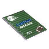 アメッパーソナライズされたカー、名前と番号 ノートブック (右側)