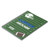 アメッパーソナライズされたカー、名前と番号 ノートブック (左側)