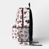 アメッパーソナライズされたクの模様 プリントバックパック (右)