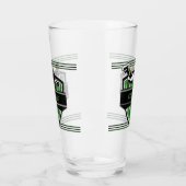 アメッパーソナライズされたクフットボールテーマ タンブラーグラス (左)