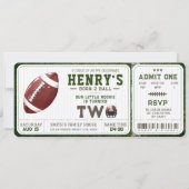 アメッ生まれク2ボール2ndスポーツ誕生日 招待状 (正面)