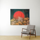 アメテラス天照女神レッドブラウン タペストリー (インサイチュ(横))