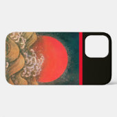 アメテラス、太陽の女神レッドブラウン黒 Case-Mate iPhoneケース (裏面 (横))
