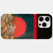 アメテラス、太陽の女神レッドブラウン黒 Case-Mate iPhoneケース (裏面 (横))
