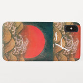 アメテラス、日女神レッドブラウン Case-Mate iPhoneケース (裏面(横))