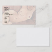 アメデオモディリアーニのソファの女性 名刺 (正面/裏面)