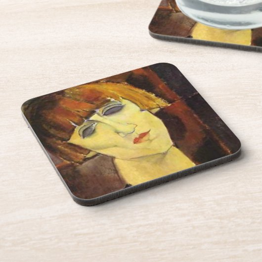 アメデオモディリアーニズマダムキスリングポートレート コースター (左側)