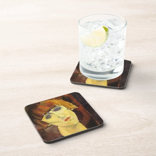 アメデオモディリアーニズマダムキスリングポートレート コースター (右側)