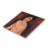 アメデオモディリアーニ大着座女性 タイル (側面)