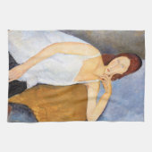 アメデオモディリアーニ – ジャンヌヘブテルネ キッチンタオル (横)