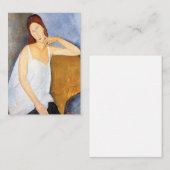 アメデオモディリアーニ – ジャンヌヘブテルネ ノートカード (正面/裏面)