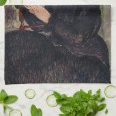 アメデオモディリアーニ – デディ・ヘイデンのポートレート キッチンタオル (折り畳み)