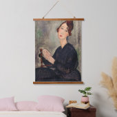 アメデオモディリアーニ – デディ・ヘイデンのポートレート 吊り下げ型タペストリー (寝室)