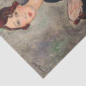 アメデオモディリアーニ – デディ・ヘイデンのポートレート 薄葉紙 (詳細)