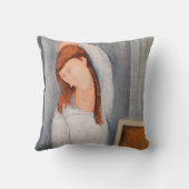 アメデオモディリアーニ – ポートレートジャンヌヘブテルネ#1 クッション (裏面)