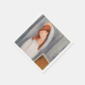 アメデオモディリアーニ – ポートレートジャンヌヘブテルネ#1 スタンダードカクテルナプキン (角)